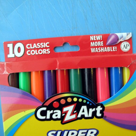 Cra-Z-Art Classic Super Washable Markers, Broad Tip, 10 markers - Picture 3 of 4